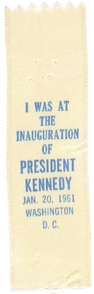 Kennedy Inauguration Ribbon