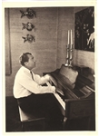 Nixon on the Piano Postcard