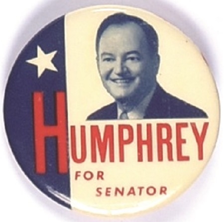 Humphrey for Senator 1954 Celluloid
