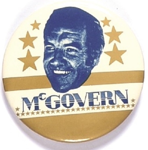 McGovern Gold and Blue Celluloid