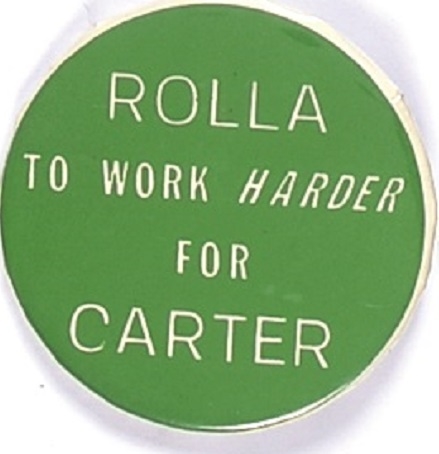 Rolla to Work Harder for Carter