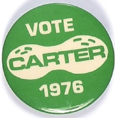 Vote Carter 1976 Peanut