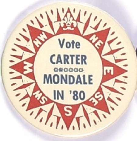 Vote Carter and Mondale in 80
