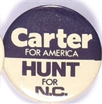 Carter, Hunt North Carolina Coattail