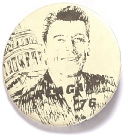 Reagan 1976 Portrait Pin