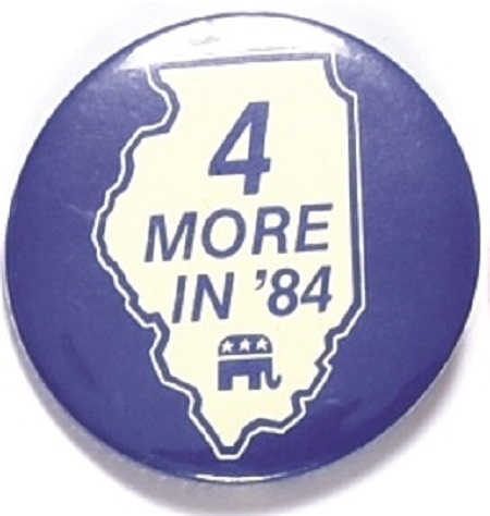 Reagan Illinois 4 More in 84
