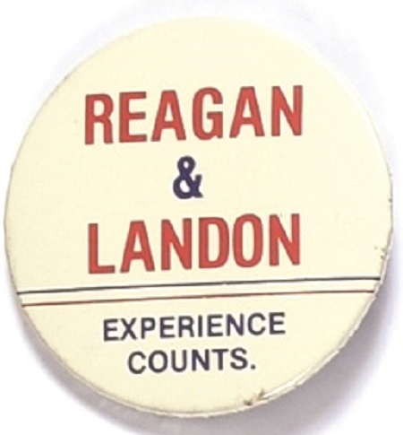 Reagan and Landon Experience Counts