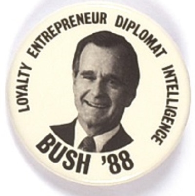 Bush Loyalty, Diplomat