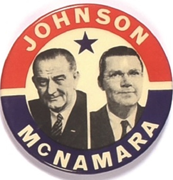 Johnson Proposed Running Mate Jugate: McNamara