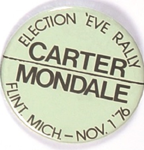 Carter, Mondale Michigan Election Eve Rally