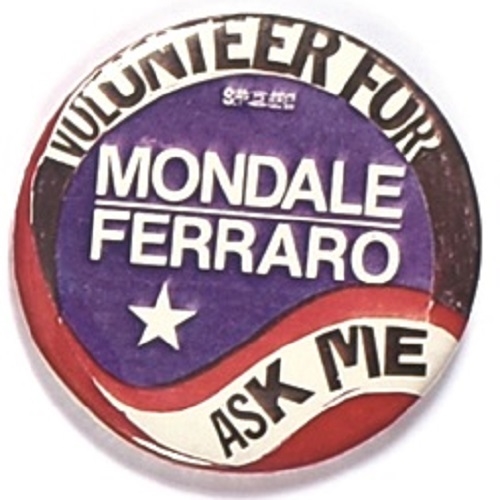 Volunteer for Mondale, Ferraro