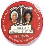 Barbara Bush, Marilyn Quayle Convention Pin