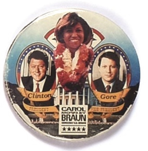 Clinton, Gore, Moseley-Braun Illinois Coattail