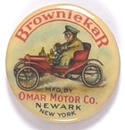 Browniekar Colorful Advertising Pin