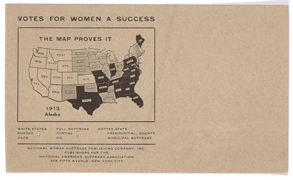 Votes for Women a Success Postcard
