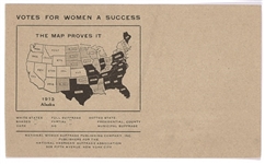 Votes for Women a Success Postcard
