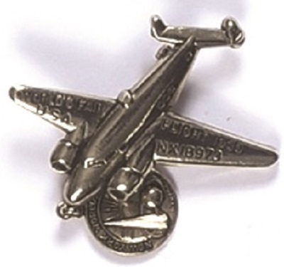 Howard Hughes Worlds Fair Flight Pin