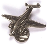 Howard Hughes Worlds Fair Flight Pin