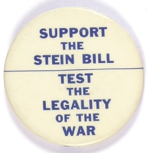 Support the Stein Bill Anti Vietnam War