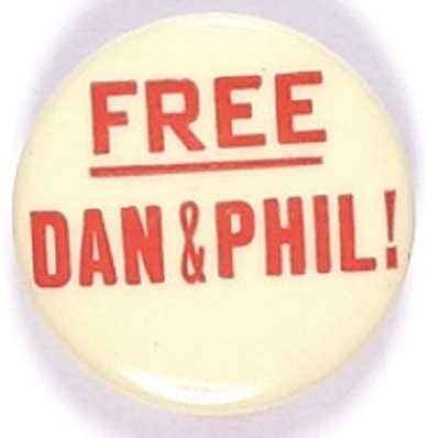 Free Dan and Phil Berrigan Red Letters Version