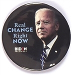 Biden Real Change Right Now