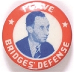 I Gave Bridges Defense Labor Pin