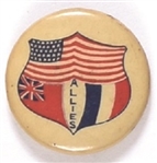 World War I Allied Flags Celluloid