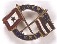 World War I Over There Pinback