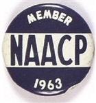 NAACP 1963 Membership Pin