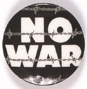 No War Barbed Wire Celluloid