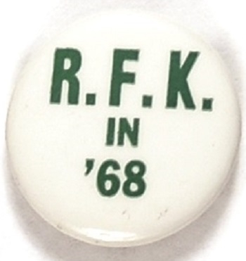 RFK in 68 Green Letters Version