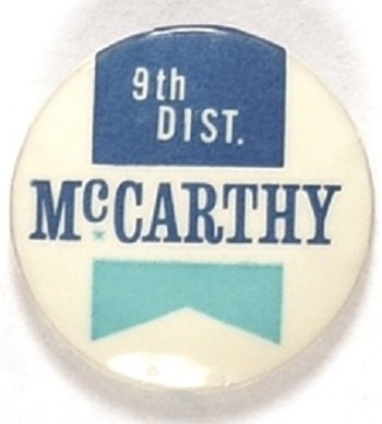 McCarthy Scarce 9th District Pin