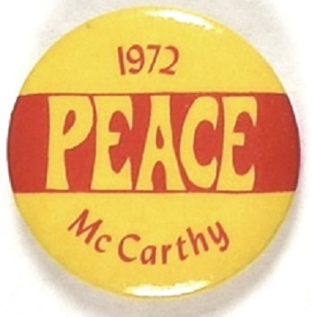 McCarthy Peace 1972