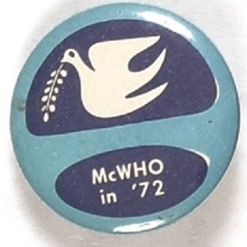 McCarthy McWho in 1972 Peace Dove