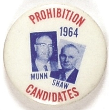 Munn, Shaw 1964 Prohibition Party