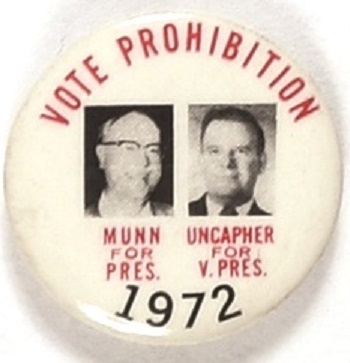 Munn, Uncapher 1972 Prohibition Party