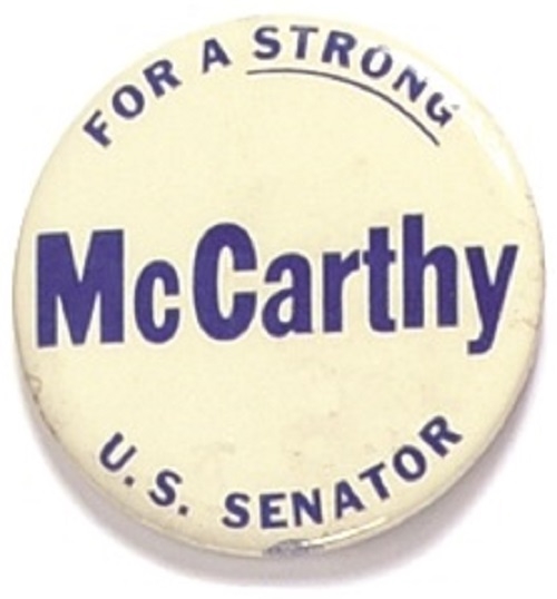 McCarthy for a Strong US Senator