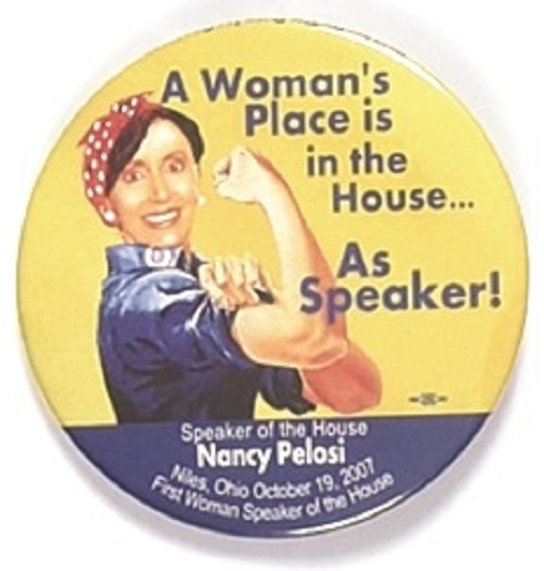 Pelosi a Womans Place is in the House