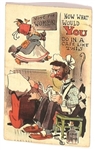 Anti Suffrage What Would You Do Postcard