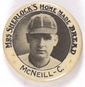 Norm McNeill, Sherlocks Bread Baseball Pin