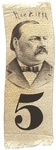 Grover Cleveland "5" Ribbon