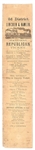 Lincoln Rare 1860 California Ballot