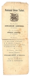 Lincoln 1864 California Ballot