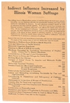 Illinois Woman Suffrage Flyer