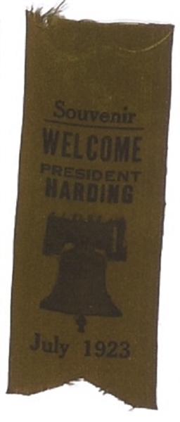 Harding West Coast Tour Ribbon