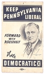 FDR Keep Pennsylvania Liberal Card