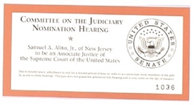 Alito Nomination Supreme Court Ticket
