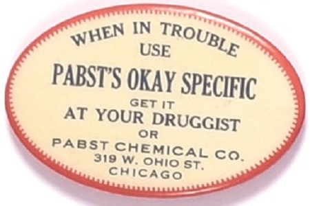 Pabst Chemical Co. Mirror