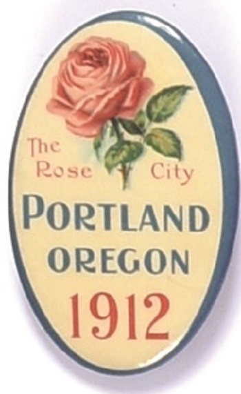 Portland Rose City 1912 Celluloid