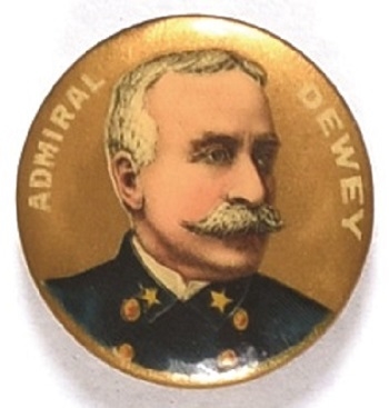 Admiral Dewey Colorful Celluloid